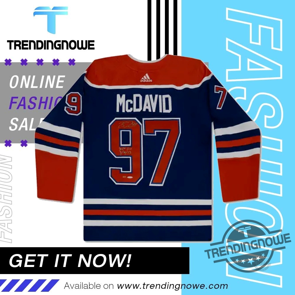 Connor Mcdavid 300Th Goal Blue Jersey trendingnowe 1