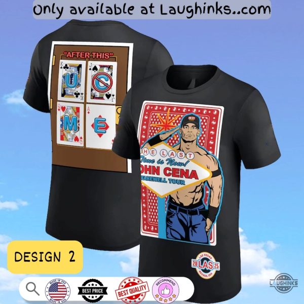 wwe wrestlemania 41 john cena shirt farewell tour 2025 las vegas