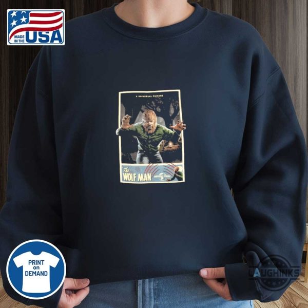 Universal Monsters The Wolf Man Shirt - Laughinks