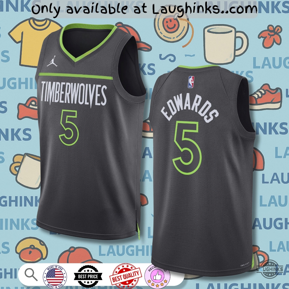 Anthony Edwards Minnesota Timberwolves Statement Edition Basketball Jersey Shirt Replica 2 Anthony Edwards Minnesota Timberwolves Statement Edition Basketball jersey shirt replica