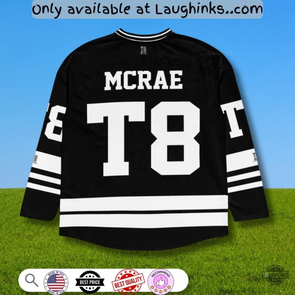 tate mcrae t8 hockey jersey shirt replica for concert