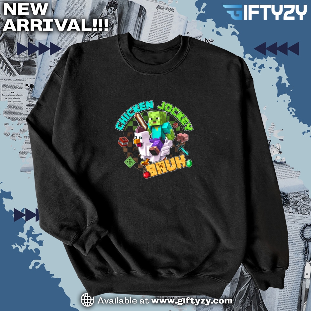 Chicken Jockey Pixel Game Character Gaming Movie Shirt 6 Chicken Jockey Pixel Game Character Gaming Movie Shirt