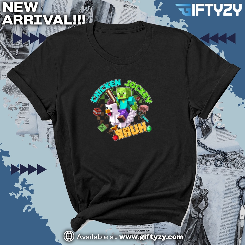 Chicken Jockey Pixel Game Character Gaming Movie Shirt 7 Chicken Jockey Pixel Game Character Gaming Movie Shirt