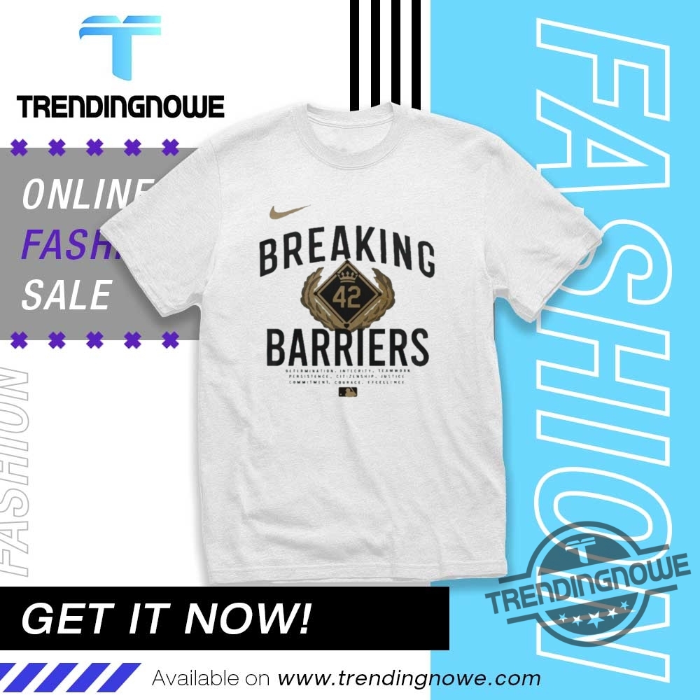 Nike Jackie Robinson Day Breaking Barriers Shirt trendingnowe 1