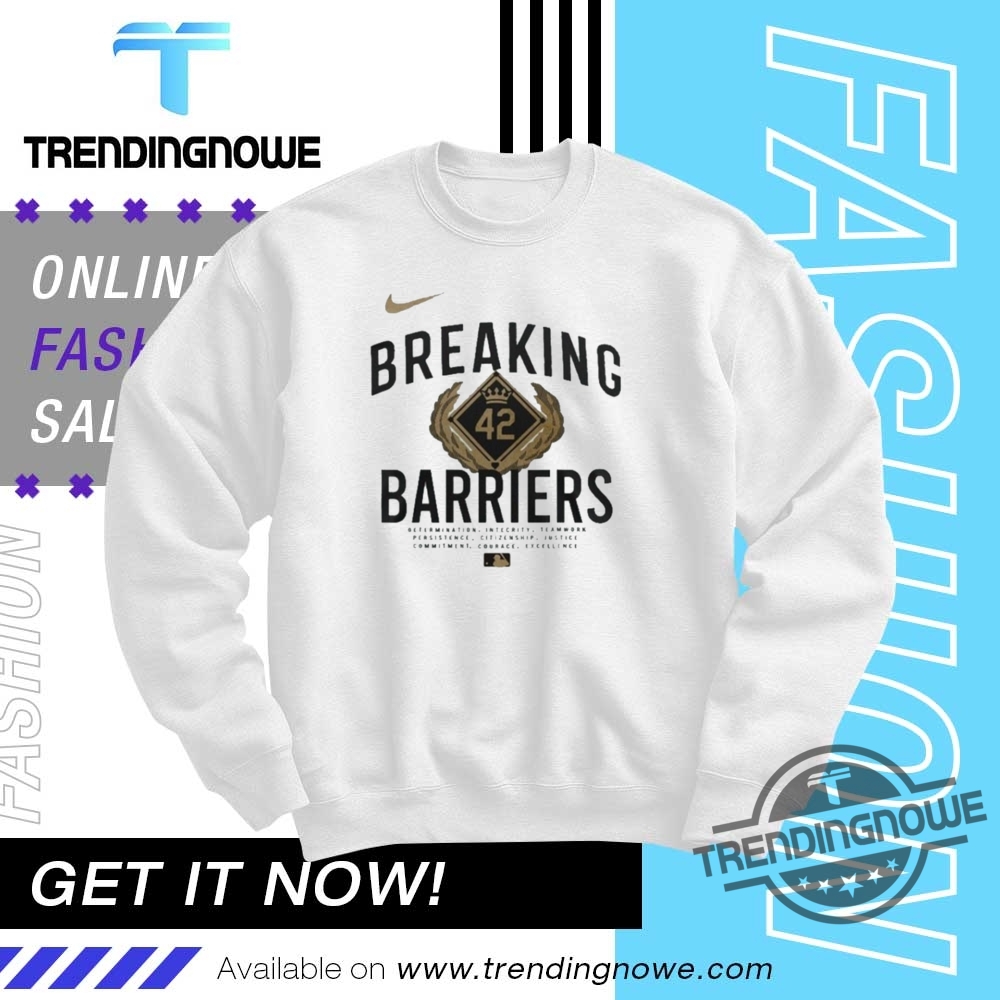 Nike Jackie Robinson Day Breaking Barriers Shirt 10 Nike Jackie Robinson Day Breaking Barriers Shirt
