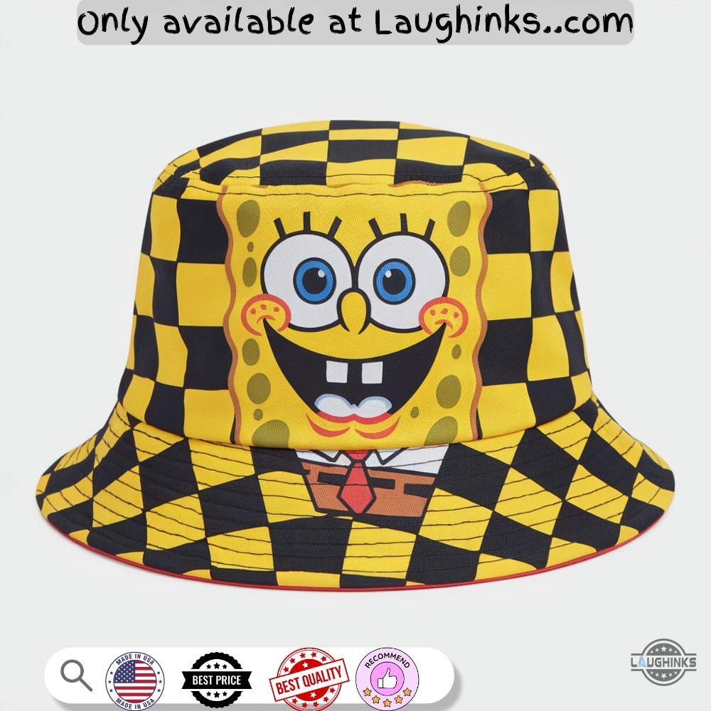 Spongebob Squarepants Nickelodeon Bucket Hat 3 SpongeBob SquarePants Nickelodeon Bucket Hat