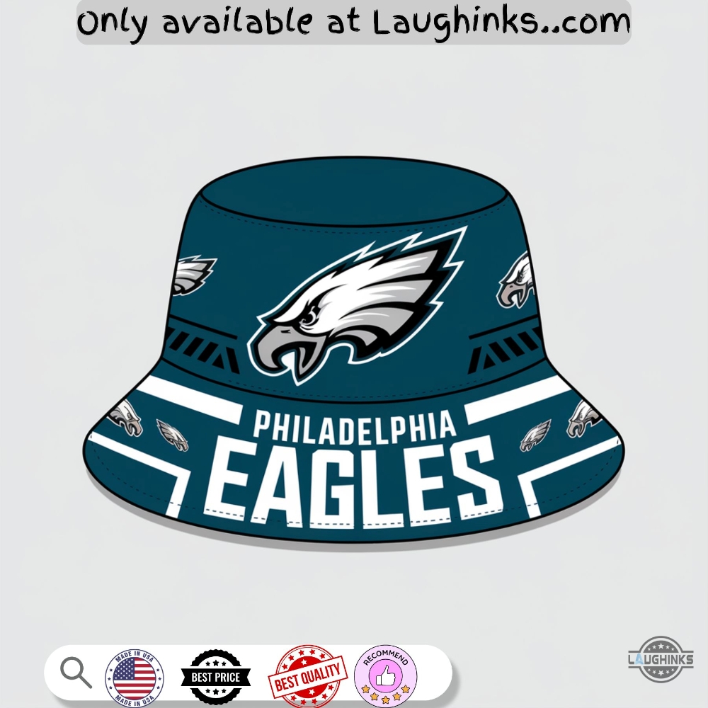 New Philadelphia Eagles Bucket Hat 5 New Philadelphia Eagles Bucket Hat