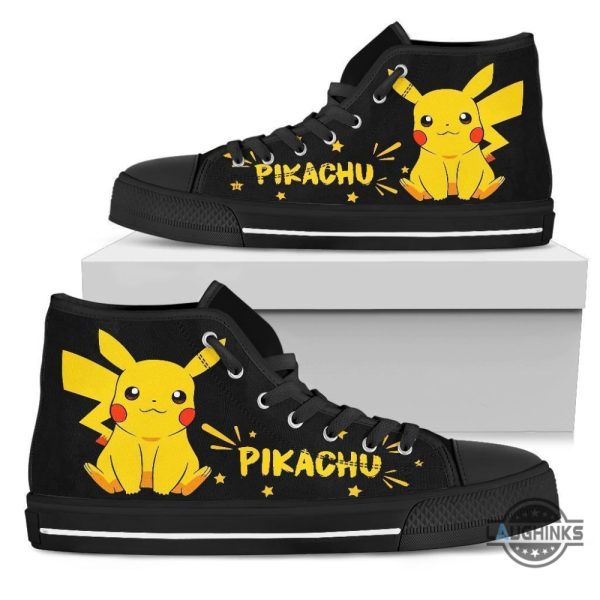 pokemon pikachu high top shoes custom sneakers
