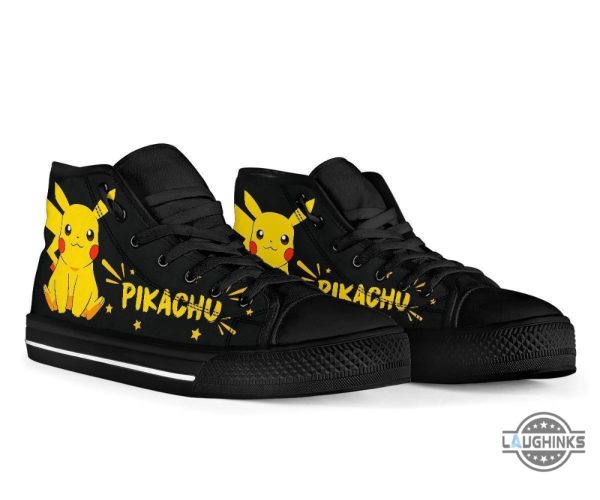 pokemon pikachu high top shoes custom sneakers