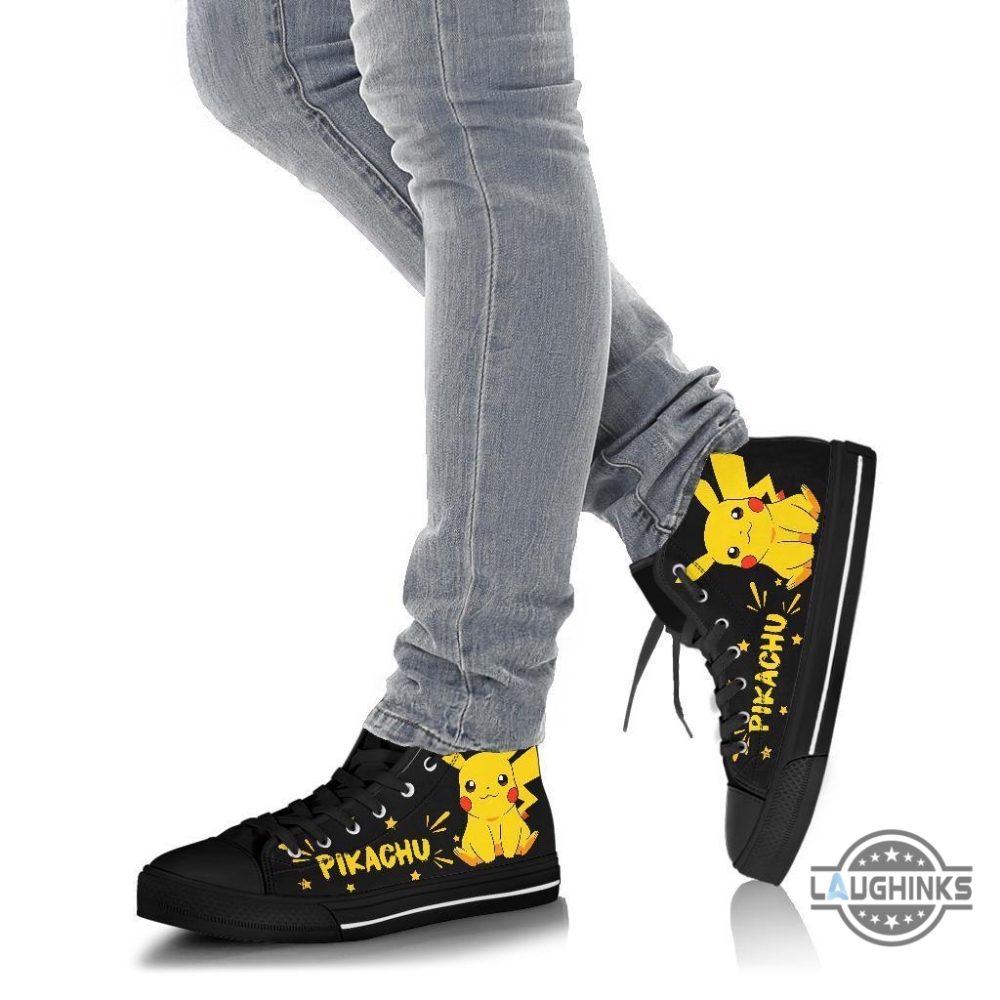 Pokemon Pikachu High Top Shoes Custom Sneakers 13 Pokemon Pikachu High Top Shoes Custom Sneakers