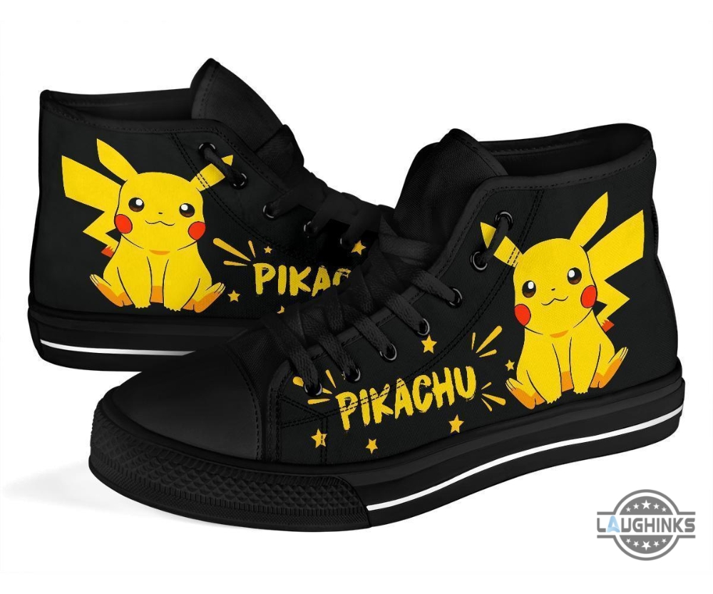 Pokemon Pikachu High Top Shoes Custom Sneakers 15 Pokemon Pikachu High Top Shoes Custom Sneakers