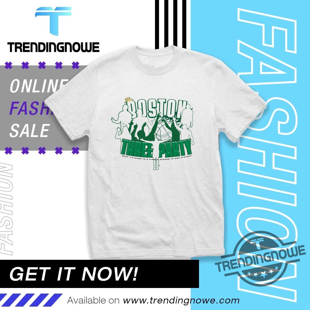 "Discover Unique Italian Brainrot Shirts: Bold Designs & Vibrant Styles" 20 Boston Celtics The Boston Three Party Shirt