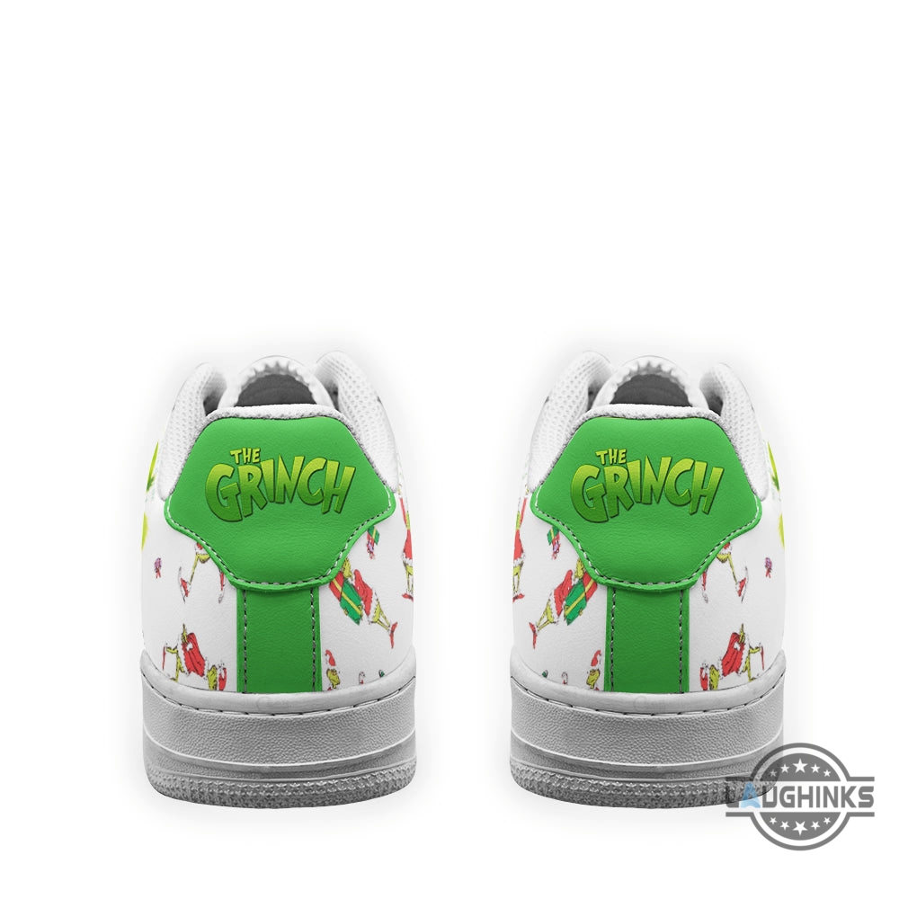 Grinch Air Force 1 Sneakers Custom Shoes 6 Grinch Air Force 1 Sneakers Custom Shoes