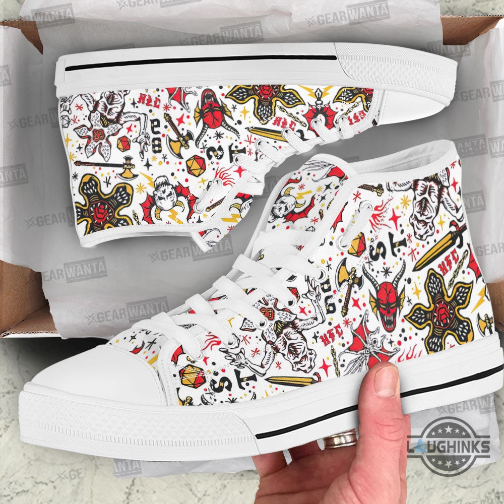 Stranger Things High Top Shoes Custom Sneakers 8 Stranger Things High Top Shoes Custom Sneakers