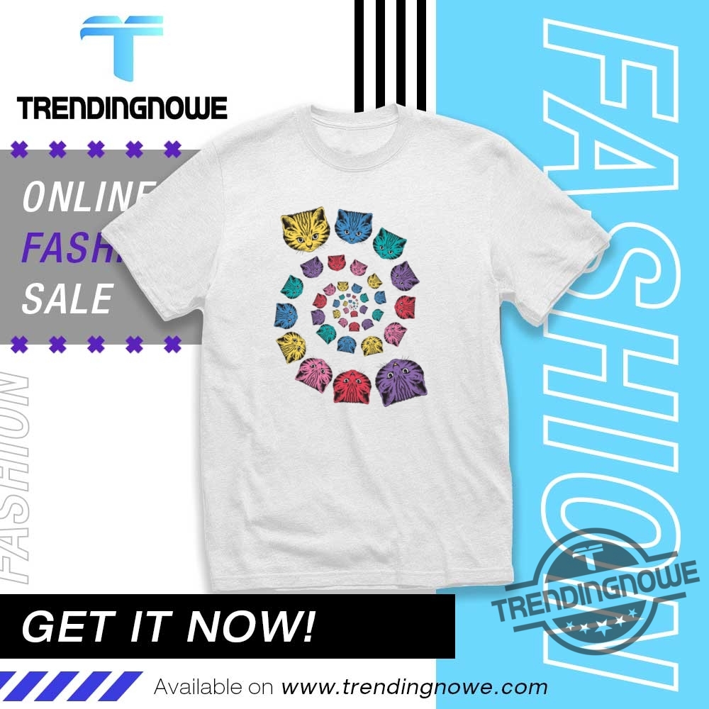 "Discover Unique Italian Brainrot Shirts: Bold Designs & Vibrant Styles" 26 Spiral Cat Shirt Off White Rainbow Cat T Shirts