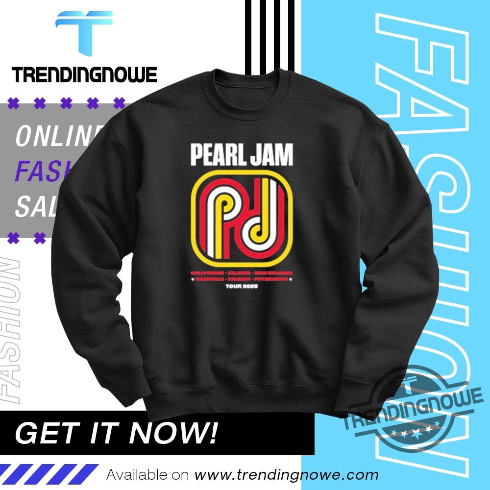 Pearl Jam Triple Stripes Dark Matter Tour 2025 Shirt 10 Pearl Jam Triple Stripes Dark Matter Tour 2025 Shirt