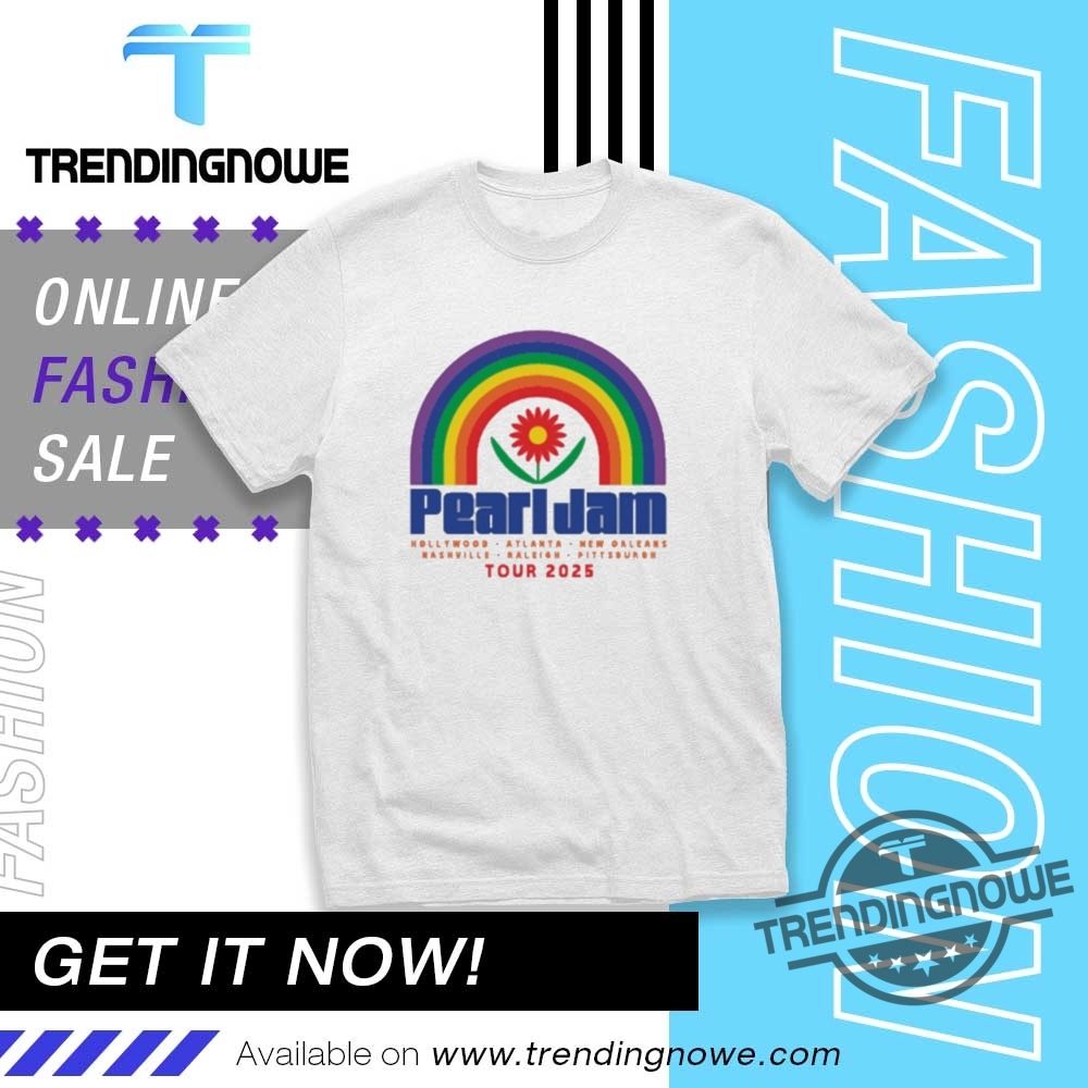 "Discover Unique Italian Brainrot Shirts: Bold Designs & Vibrant Styles" 30 Pearl Jam Dark Matter Tour 2025 Rise And Shine Cover Rainbow Shirt
