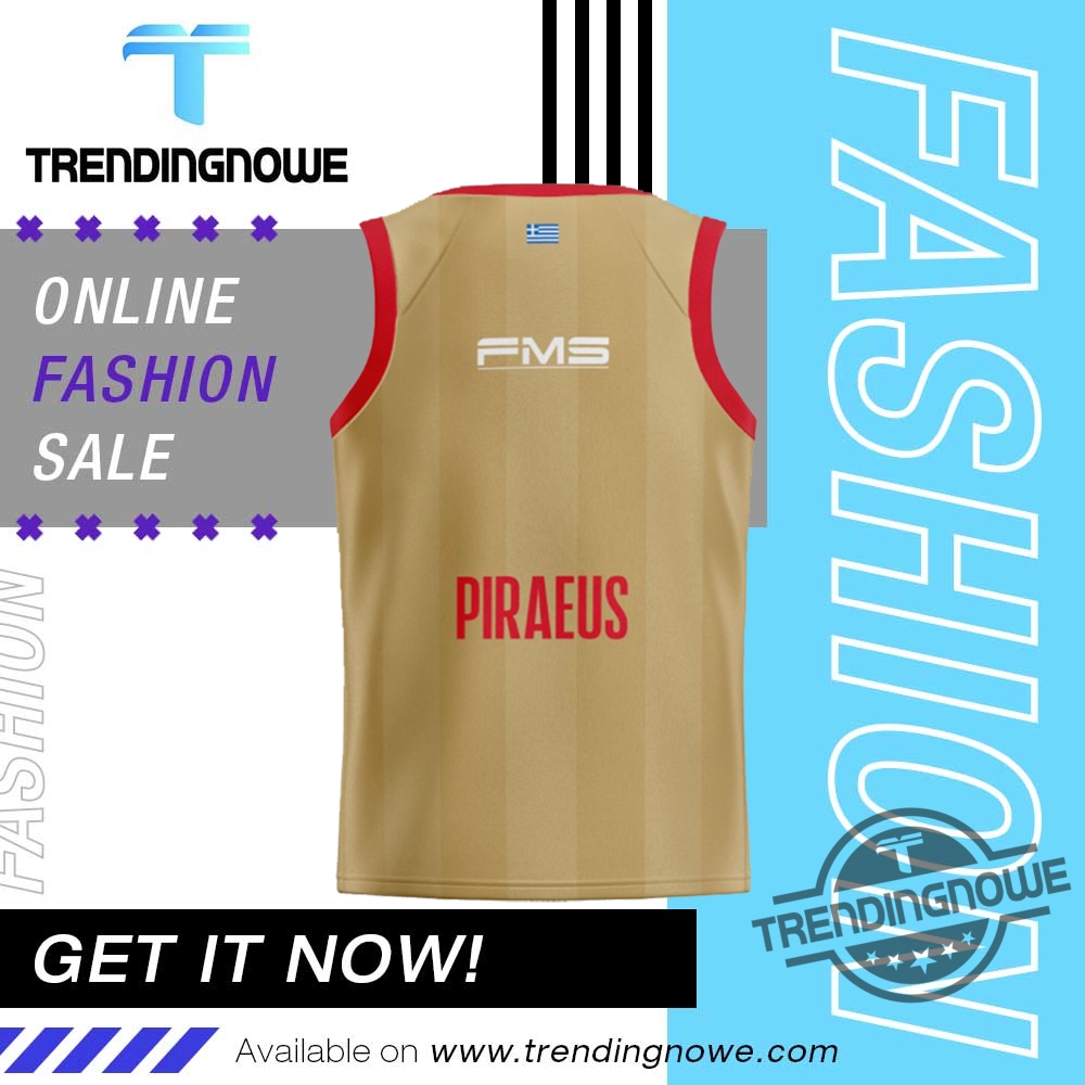 "Shop Olympiacos Bc Jerseys and New England Patriots Gear 2025" 3 Olympiacos Bc 2024 2025 Special Edition Jersey