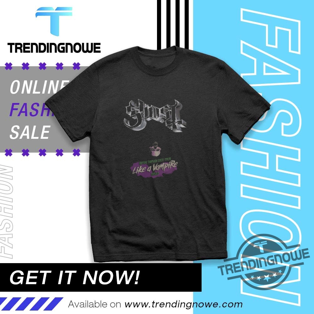 "Shop Olympiacos Bc Jerseys and New England Patriots Gear 2025" 7 Ghost Band Ripping Through Every Poem Like A Vampire Shirt