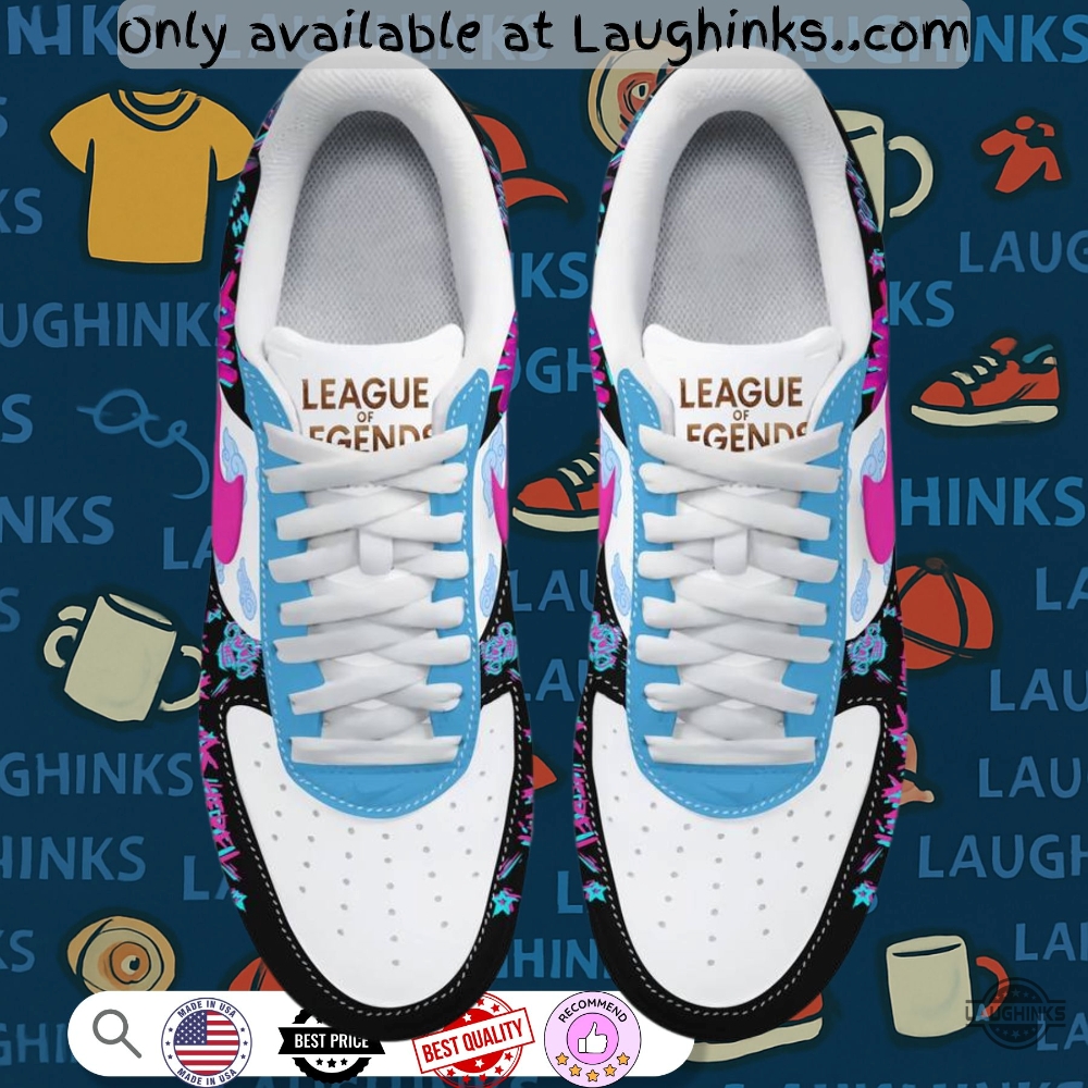 Arcane Lol Jinx Was Here Nike Air Force 1 Sneakers New Custom Shoes 6 Arcane LOL Jinx Was Here Nike Air Force 1 Sneakers New Custom Shoes