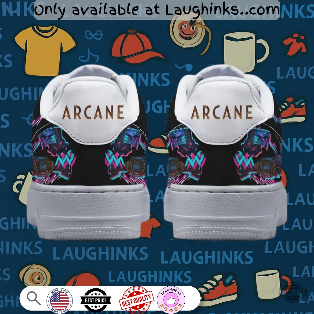 Arcane Lol Jinx Was Here Nike Air Force 1 Sneakers New Custom Shoes 7 Arcane LOL Jinx Was Here Nike Air Force 1 Sneakers New Custom Shoes