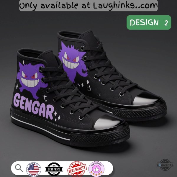 gengar high top shoes pokemon custom sneakers cheap