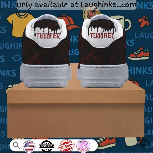 terrifier art the clown custom nike air force 1 shoes
