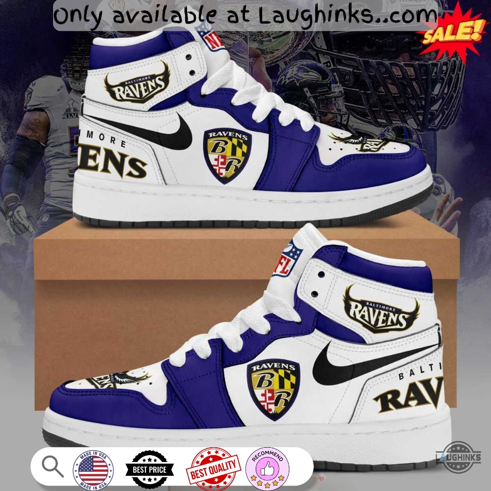 Nfl Baltimore Ravens Air Jordan Custom Shoes 5 NFL Baltimore Ravens Air Jordan Custom Shoes