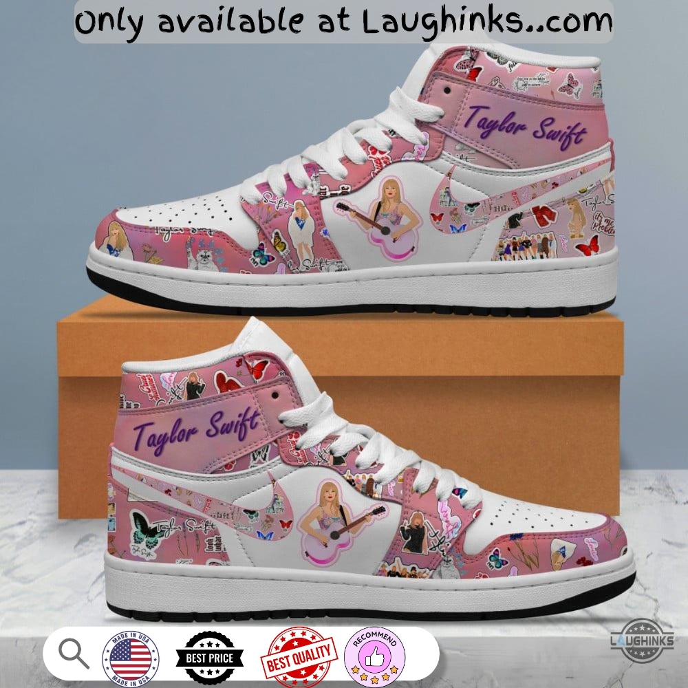 Taylor Swift Tour 2024 Air Jordan Sneakers Custom Swifties Shoes 5 Taylor Swift Tour 2024 Air Jordan Sneakers Custom Swifties Shoes