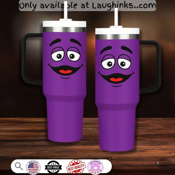 grimace tumbler mcdonalds stanley cup dupe 40oz