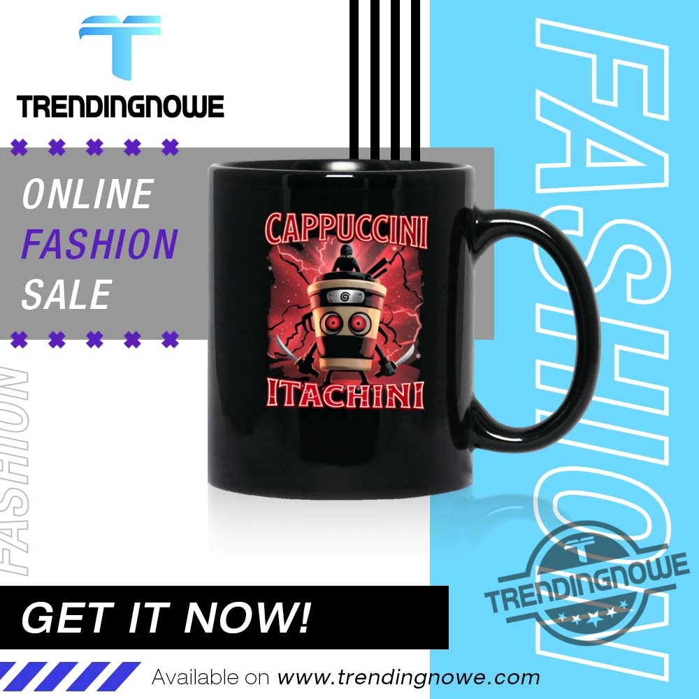 Italian Brainrot Cappuccini Iitachini Shirt 11 Italian Brainrot Cappuccini iItachini Shirt