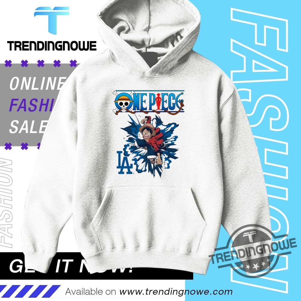 Los Angeles Dodgers One Piece Monkey D Luffy Shirt 9 Los Angeles Dodgers One Piece Monkey D Luffy Shirt