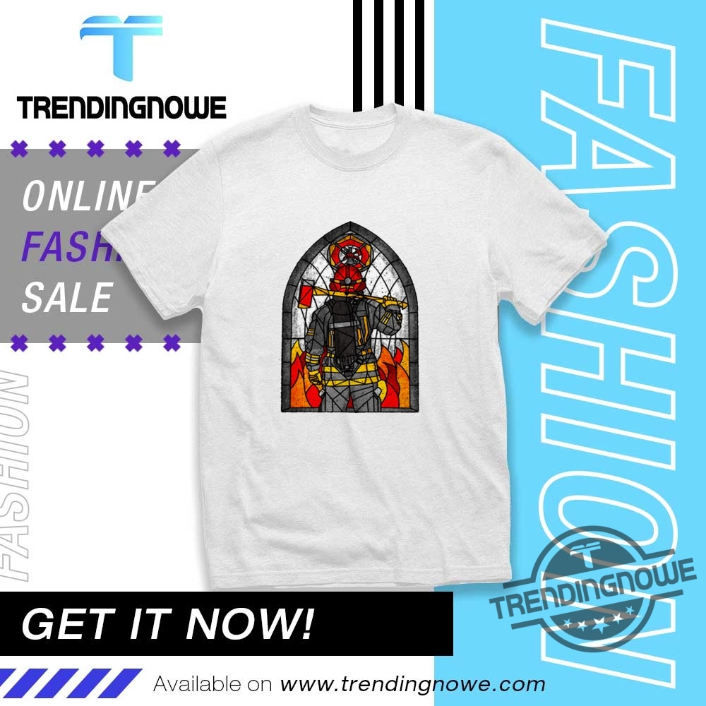"Top Trending Shirts: Humor, Advocacy, and Iconic Style for 2023" 21 Nine Line Apparel Stained Glass Firefighter Shirt