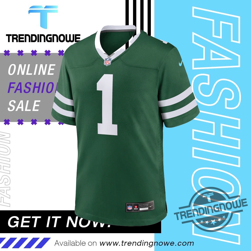 Armand Membou New York Jets 2025 Nfl Draft Jersey 8 Armand Membou New York Jets 2025 NFL Draft Jersey
