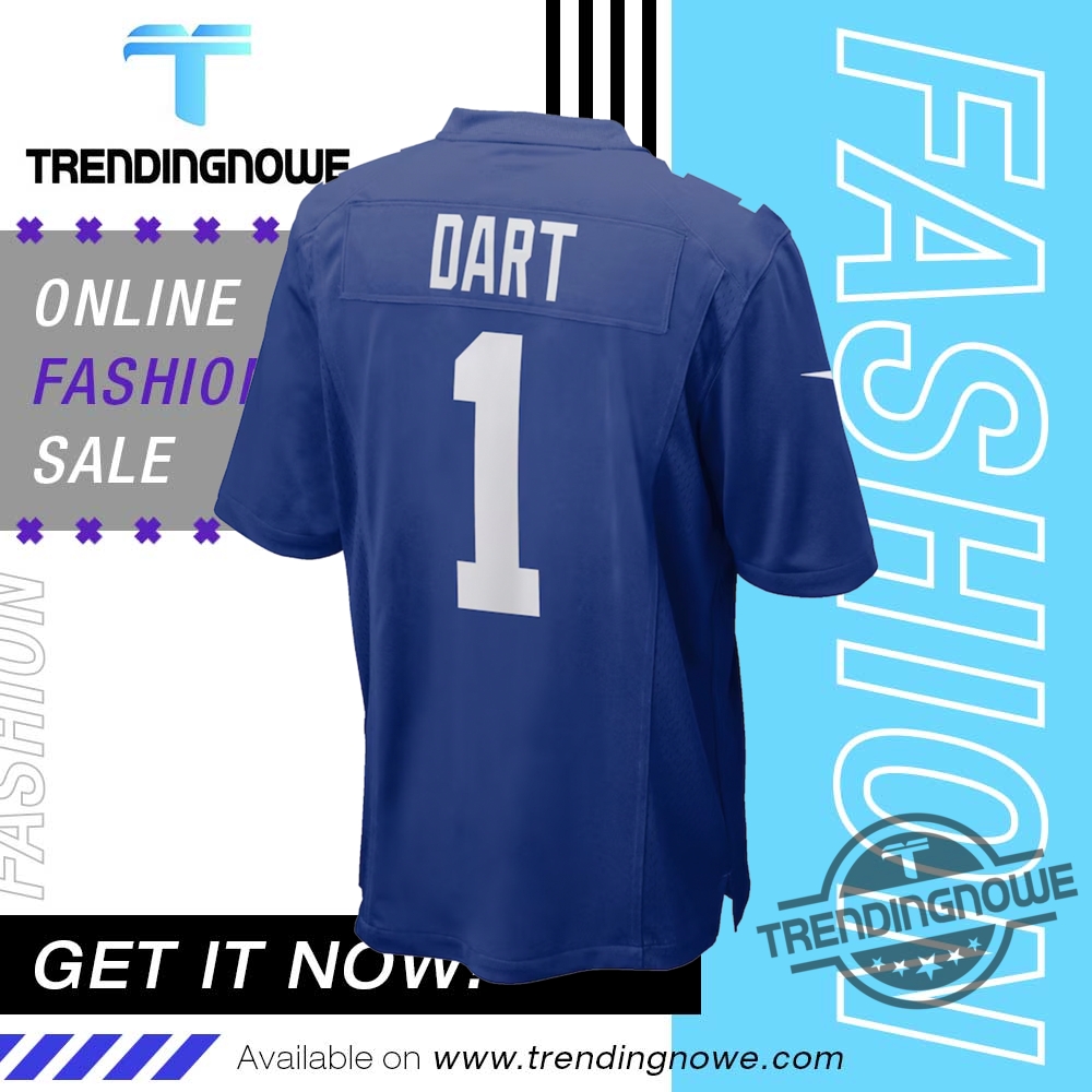 Jaxson Dart New York Giants 2025 Nfl Draft Jersey trendingnowe 1