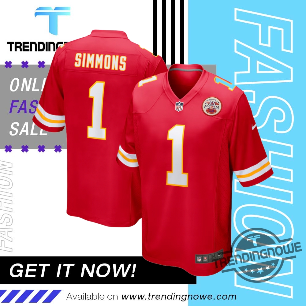 Josh Simmons Kansas City Chiefs 2025 Nfl Draft Jersey 5 Josh Simmons Kansas City Chiefs 2025 NFL Draft Jersey