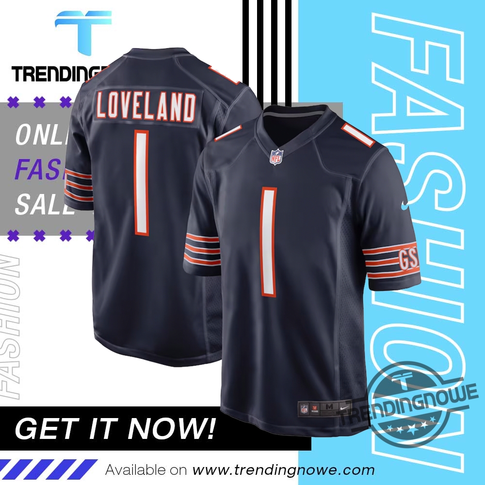 Colston Loveland Chicago Bears 2025 Nfl Draft Jersey trendingnowe 1