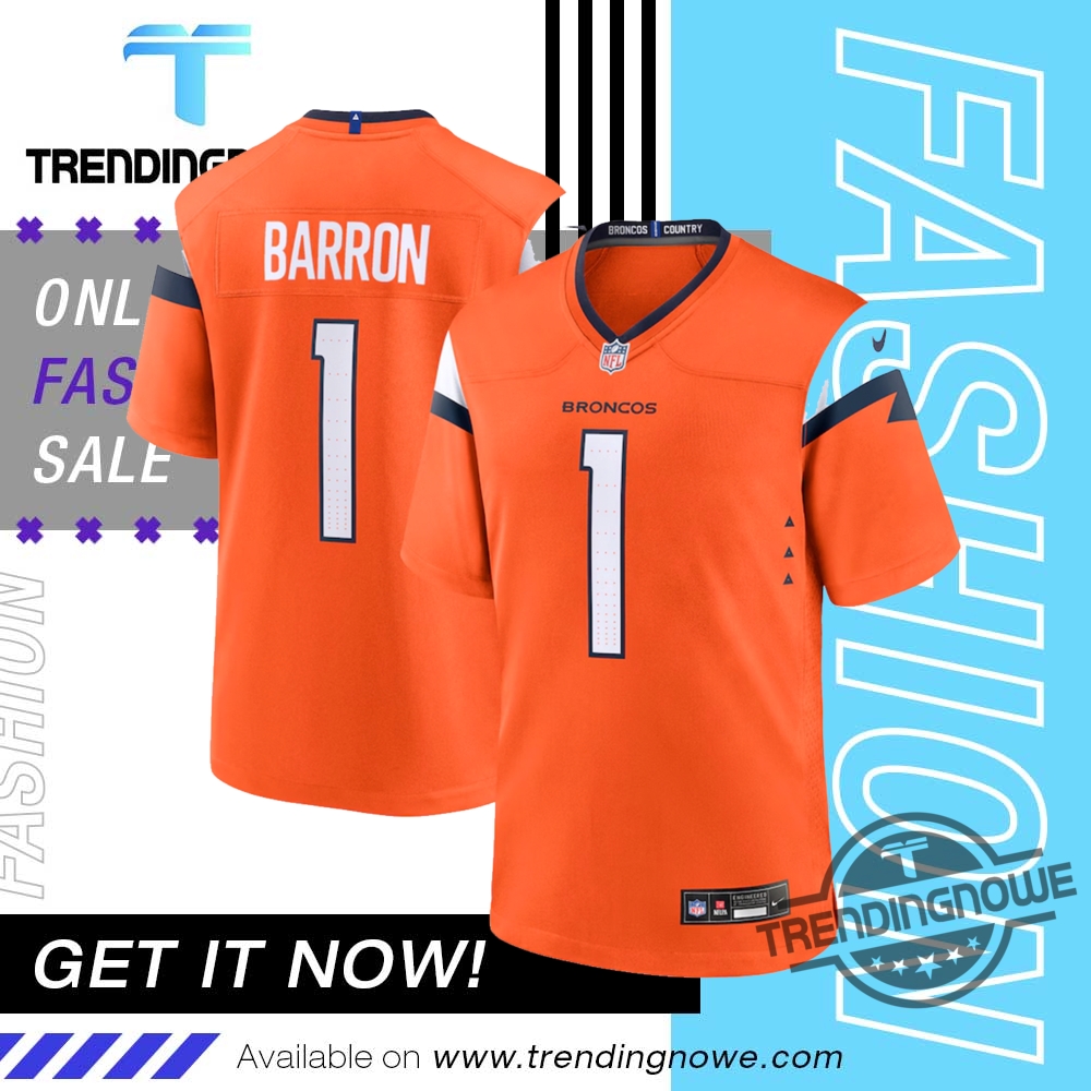 Jahdae Barron Denver Broncos 2025 Nfl Draft Jersey trendingnowe 1
