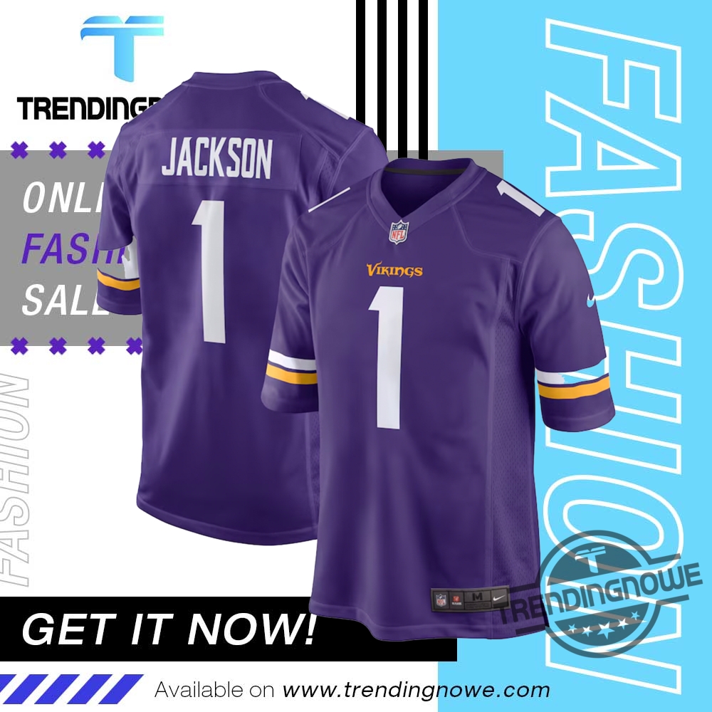 Donovan Jackson Minnesota Vikings 2025 Nfl Draft Jersey 5 Donovan Jackson Minnesota Vikings 2025 NFL Draft Jersey