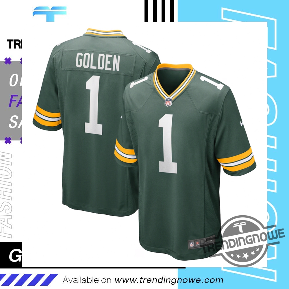 Matthew Golden Green Bay Packers 2025 Nfl Draft Jersey trendingnowe 1
