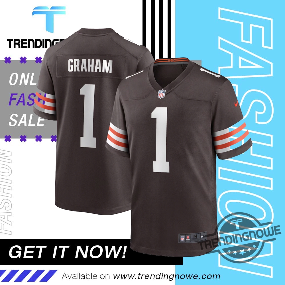 Mason Graham Cleveland Browns 2025 Nfl Draft Jersey trendingnowe 1