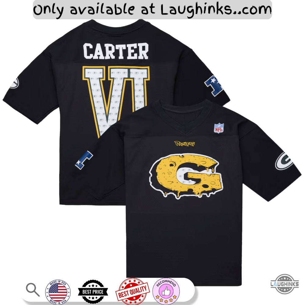 Lil Wayne Mitchell And Ness Carter Vi Green Bay Packers Football Jersey Shirt Replica 5 Lil Wayne Mitchell and Ness Carter VI Green Bay Packers Football Jersey Shirt replica