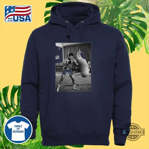 nicolas batums postgame shirt muhammad ali punching bag