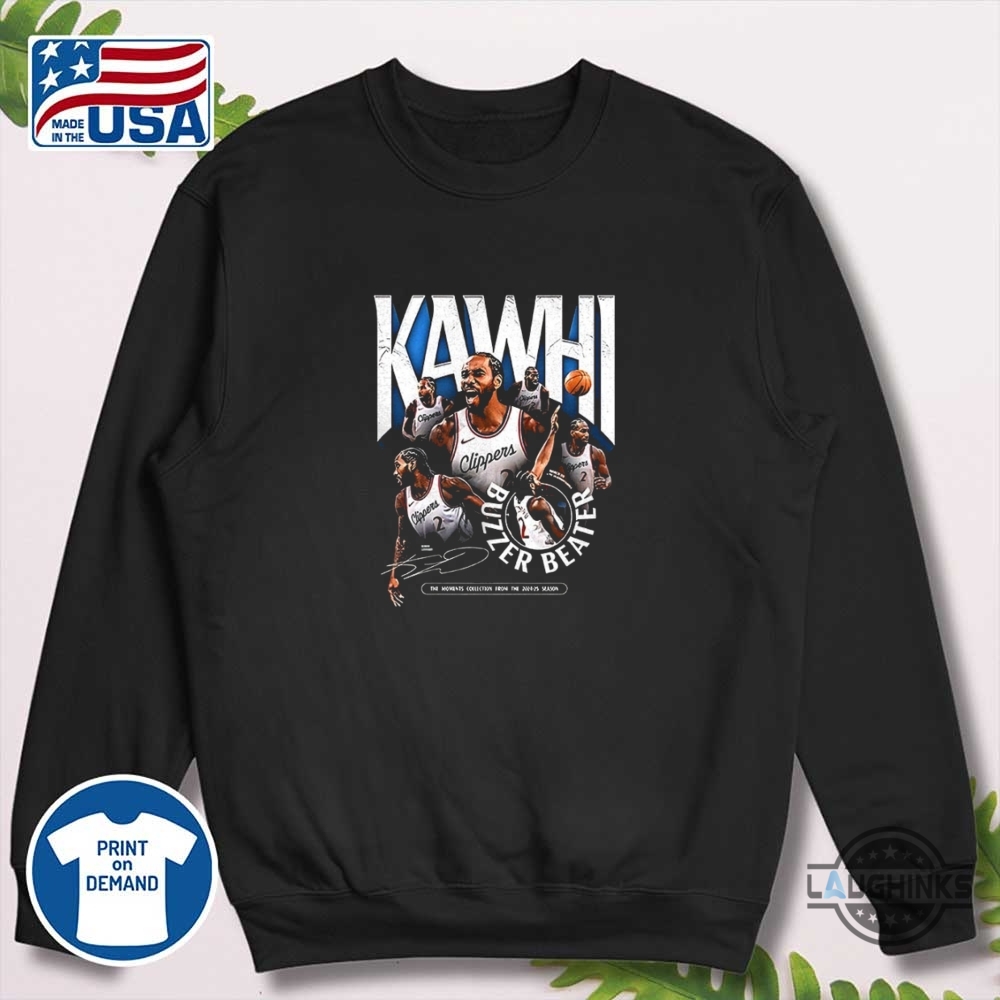 La Clippers Kawhi Leonard Buzzer Beater Shirt 8 LA Clippers Kawhi Leonard buzzer beater shirt