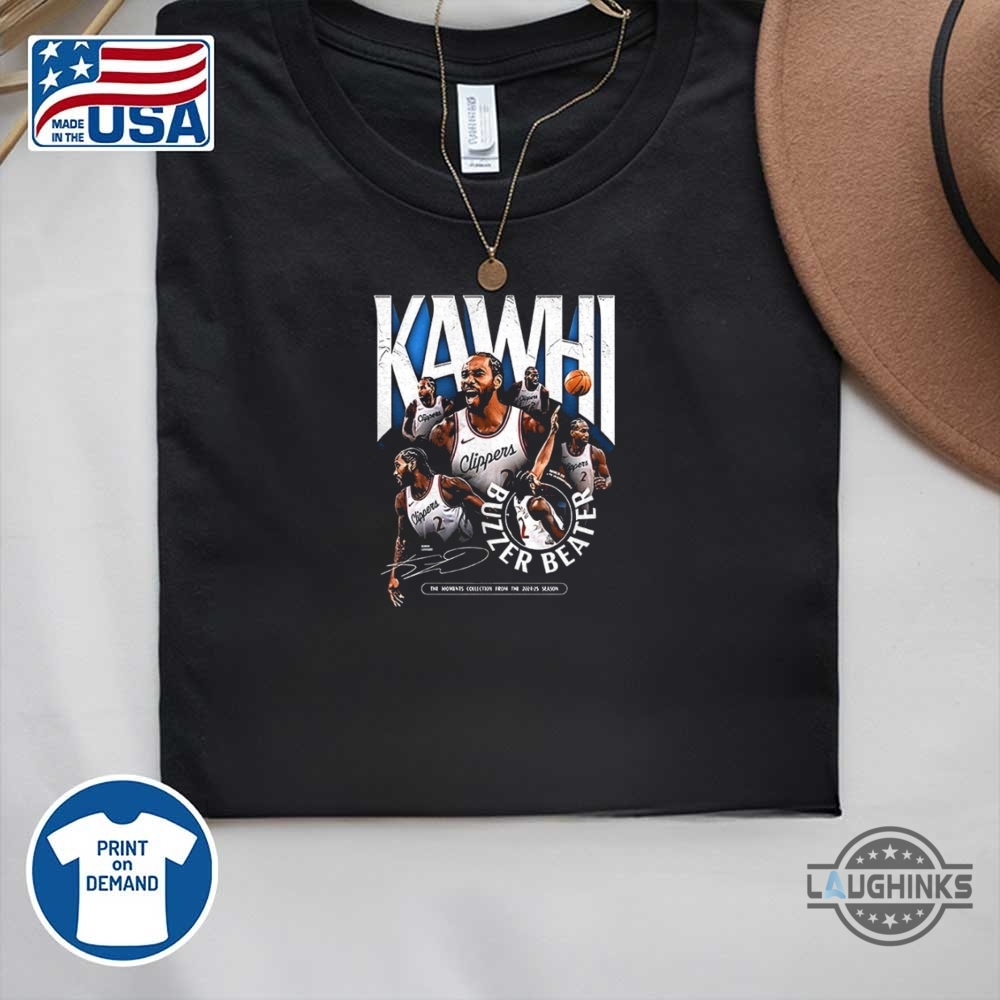 La Clippers Kawhi Leonard Buzzer Beater Shirt 9 LA Clippers Kawhi Leonard buzzer beater shirt