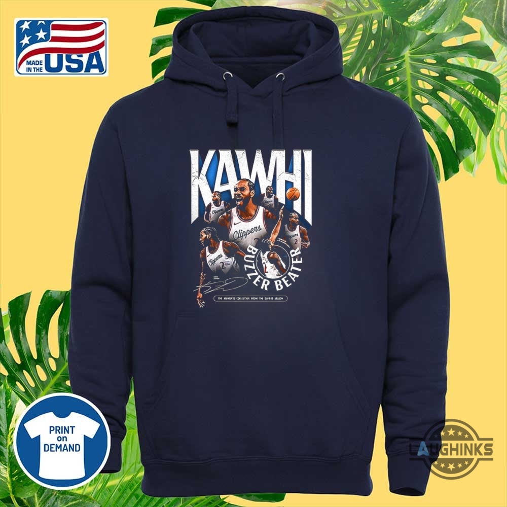 La Clippers Kawhi Leonard Buzzer Beater Shirt 11 LA Clippers Kawhi Leonard buzzer beater shirt