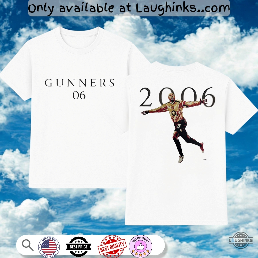 Arsenal Thierry Henry Iconic Celebration Gunners 2006 Shirt 2 Arsenal Thierry Henry Iconic Celebration Gunners 2006 Shirt