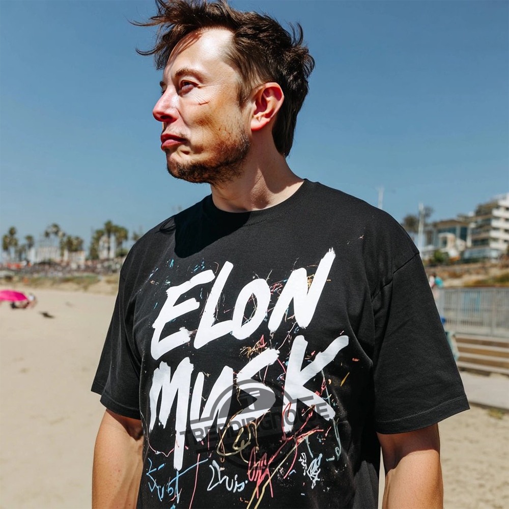 Elon Musk Graffiti Shirt trendingnowe 1