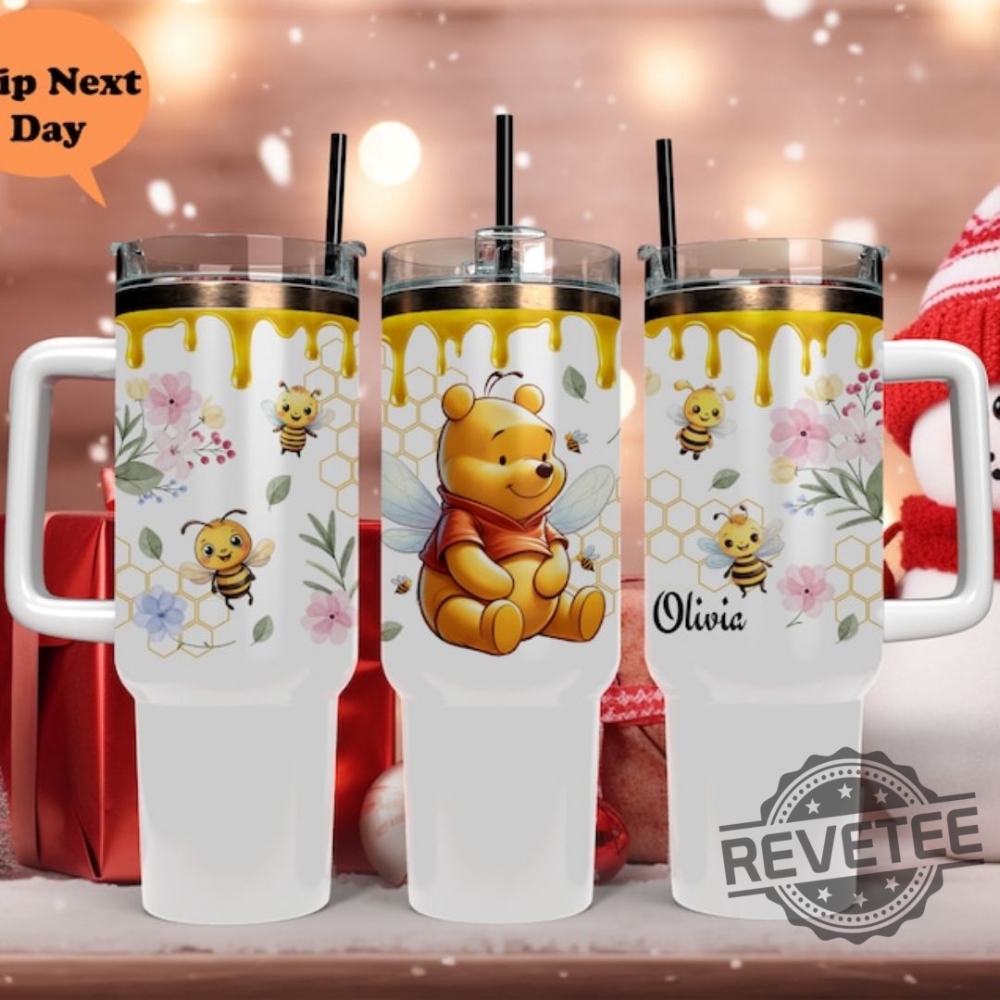 Summer 2025 Fashion Essentials: Trending T-Shirts, Hoodies, and Sweatshirts 28 Winnie The Pooh Stanley Accessories Custom Name Handle Lid Straw Stainless 40Oz Tumbler