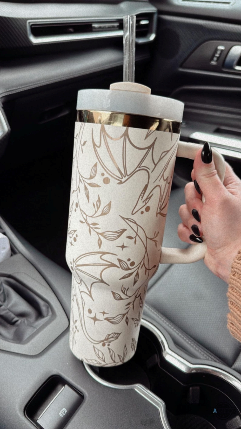 Ivory Dragon 40Oz Tumbler Gold Engraved Fantasy Reader Tumbler Bookish Merch Reader Gifts 18 Ivory Dragon 40oz Tumbler | Gold Engraved | Fantasy Reader Tumbler | Bookish Merch | Reader Gifts |